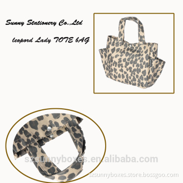 Hot Trend Customized Leopard Tote Bag Ladies hand bags 2015 women